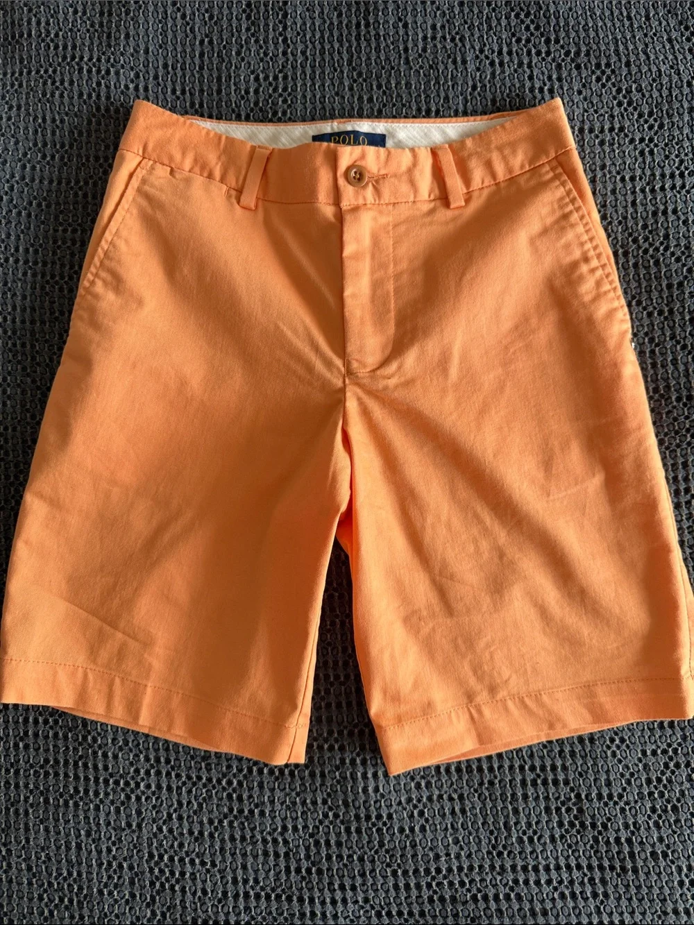 Polo by Ralph Lauren Orange Cotton Chino Shorts